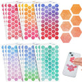 Gersoniel 18 Pieces Anxiety Sensory Stickers Textured Strips Toys Anti Stress Tactile Rough Sensory Strips Adhesives Anxiety Relief for Adults Teens Office Desk Classroom(Stylish Style)