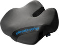 Everlasting Comfort Doctor Recommended Memory Foam Seat Cushion for Office Chairs & Car - Ergonomic Office Desk Accessories - Cushions for Tailbone Pain Relief,Sciatica (Premium Charcoal Black, Large)