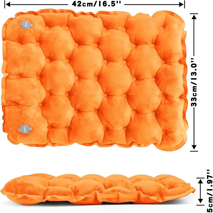 Eulant Lightweight Inflatable Air Seat Cushion - Portable Travel Cushion, Suitable for Camping, Hiking, Climbing, Bleacher, Home and Office