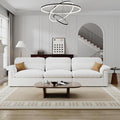 Cloud Sectional Couch, Down Filled Couch, Modular Couches Sofa for Living Room, Minimalist Deep Seat Modern Couches,Sofa Cover Removable,Chenille Fabric (115" 3 Seat)