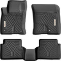 YITAMOTOR Floor Mats Compatible with 2021 2022 2023 2024 2025 Ford Bronco Sport 4-Door, All Weather Protection Custom Fit Black 2 Row Floor Mats Liner Set