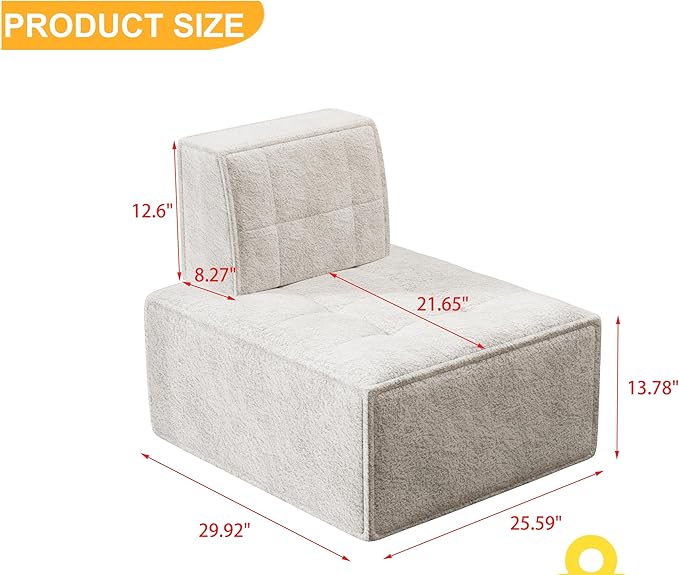 multi-functionalcorduroy sofa bed, crafted from corduroy fabric, is ideal for apartments and living rooms. sleeper sofa couch folding futon or foldable floor convertible floor studio (white, 25) | Multi-functional
