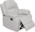 AYCP Microfiber Living Room Furniture Set Reclining Sofa Set Loveseat Furniture Sets in Living Room Sofa Recliners (Chair, Grey)