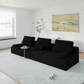 Sailret Oversized Modular Sectional Sofa, Foam-Filled Lazy Couch with Lumbar Pillow, Convertible Floor Sofa Set for Living Room Bedroom, Free Combination, Multiple Packs (1–6 Seats)