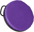 Foxtune 360-Degree Swivel Bucket Seat, 5 Gallon Bucket Lid, Spin Bucket Seat Cushion, Silent, Comfortable, Water-Resistant, for Fishing, Gardening, Hunting and Camping (Purple)