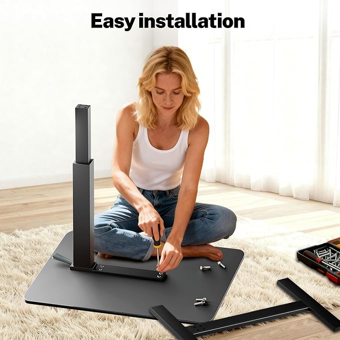 Adjustable Overbed Bedside Table with Wheels(31.2" W), Hospital Bed Table Over The Bed, Mobile Standing Desk Rolling Computer Cart, Laptop Desk with Hidden Casters