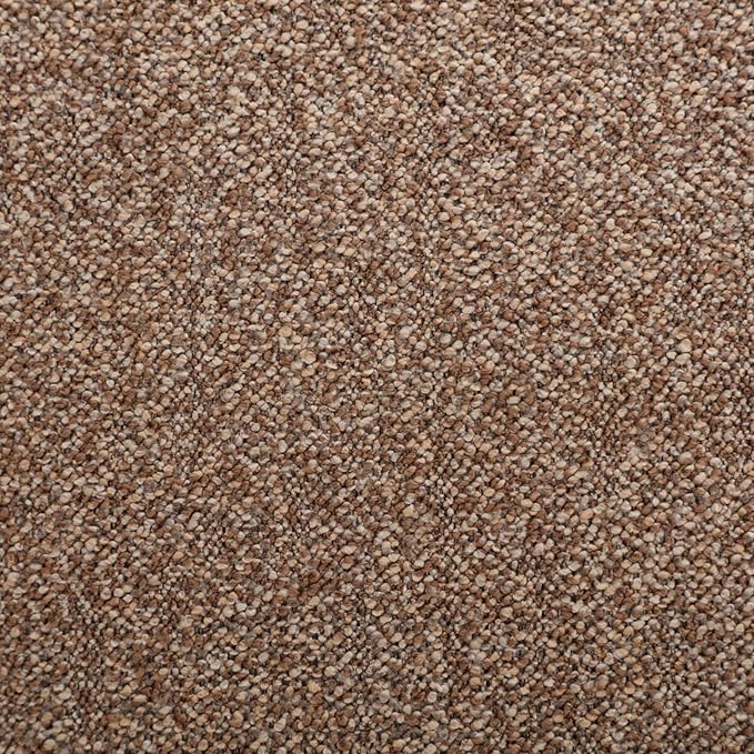 Modern Linen Accent Chair for Living Room Bedroom Mid Century Armchairs with Metal Frame, Upholstered Office Accent Chairs Comfy Waiting Room Chairs with Metal Frame, Espresso Brown