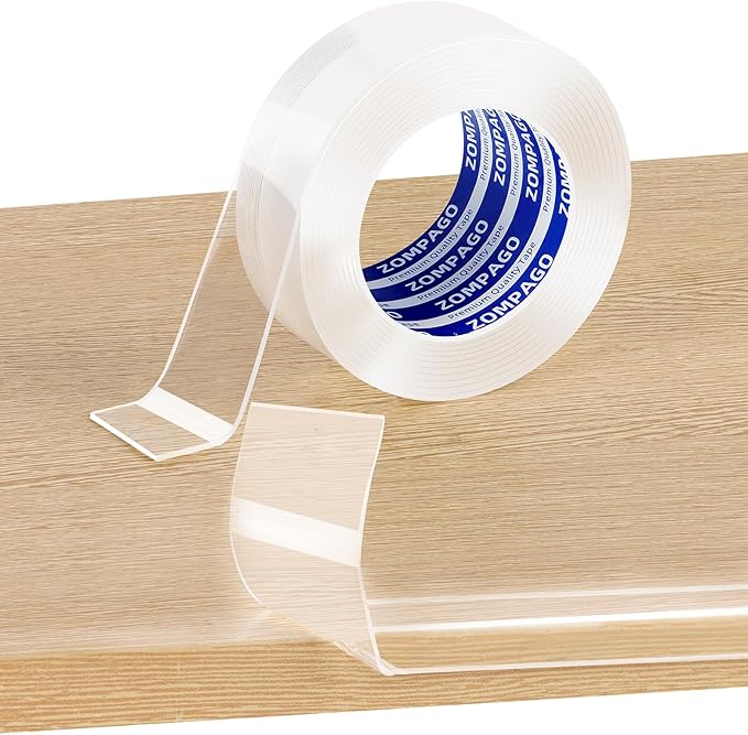 ZOMPAGO Clear Soft Corner Protectors for Furniture Strip,2in x9.84FT,Sharp Edge & Table Bumper,Window Edge,Wall Protector, Soft Corner Guards Safe for Proof,Table Corner Protectors in Family