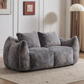 KEIKI Giant Bean Bag Couch for Adults, Oversized Loveseat, 2 Seater Fireside Chair, Comfy Lazy Floor Sofa, Cozy Reading Chair with Pillows for Living Room, Bedroom, No Assembly Required