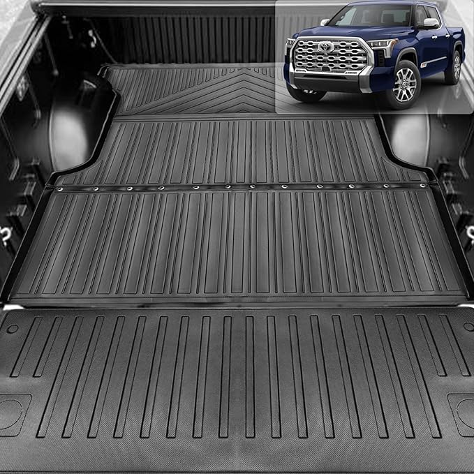 Compatible for 2022-2025 Toyota Tundra Truck Bed Mat & Tailgate Mat All Weather Protector Accessories for 2022 2023 2024 2025 Toyota Tundra 5.5ft Truck Bed Mat Tailgate Mat