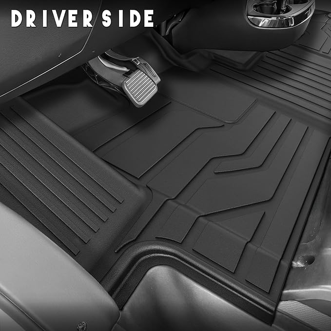 KARPAL Floor Mats for Ram Promaster 2018-2025 1500/2500/3500 (Not Fit for EV & Promaster City), TPE All-Weather Floor Liners Front Row Car Mats, Ram Accessories