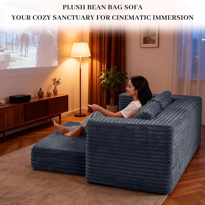 HABUTWAY Convertible Folding Sofa Bed Couch,3 in 1 Pull Out Couch Bed,Loveseat Sleeper Sofa Bed,Boneless Couches with Pillows for Living Room Bedroom, Dark Grey