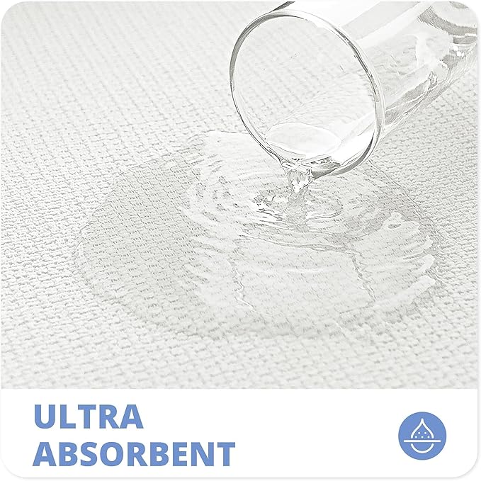 Bosap Toilet Rugs U Shaped Bathroom Rug,Machine Washable Non Slip Quick Dry Super Absorbent Ultra Thin Toilet Mats for Bathroom Toilet.Cream,1'8"x2'(20x24inch)