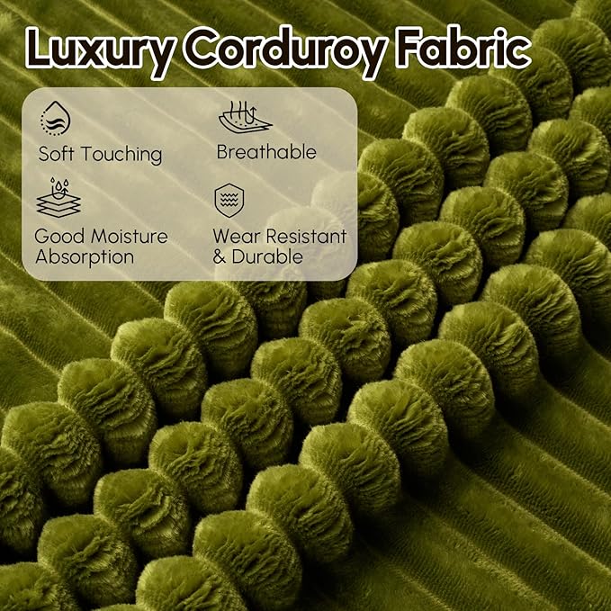 CAODOC Folding Sofa Bed Convertible Sleeper Chair with Pillow, Foldable Mattress Lounge Chair for Living Room Bedroom, Portable Guest Bed Green