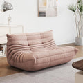Bean Bag Chair - Corner Sofa, Fireside Chair Bean Bag Sofa Large Bean Bag Chair for Adults,Fireside Floor Couch for Living Room, Bedroom, Gaming (Yellow, Single) (Pink, Loveseat)