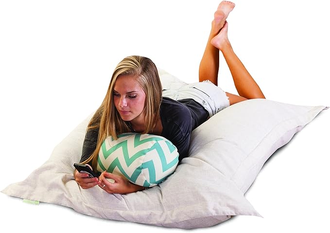 Majestic Home Goods Wales Floor Pillow, Magnolia