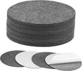 30-Pack Lamp Base Felt, 7 Inch Dia. 2mm Thick Self Adhesive Round Fabric Felt Pads for Lamp/Furniture/DIY, Non-Slip Fiber Backed Patch Circles with Adhesive Backing [Grey]