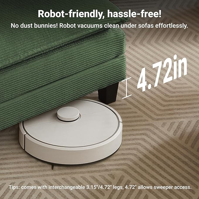 Amsleekey Modular Sectional Sofa, 111.5" U-Shaped Corduroy Comfy Sectional Couches for Living Room, 3-Seater Cloud Couches with 2 Movable Ottomans, Flexible Combination Modern Deep Seat Sofa (Green)