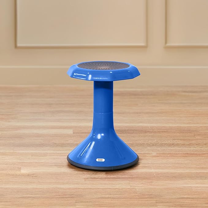 Wobble Stool, 18", Flexible Seating, Blue