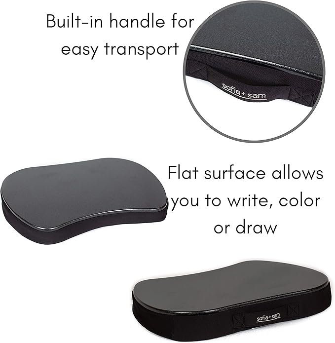 Sofia + Sam Mini Memory Foam Lap Desk Color: Black