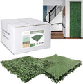 NatraHedge Artificial Boxwood Hedge Mat 20"x 20" Panels (12 Pack)