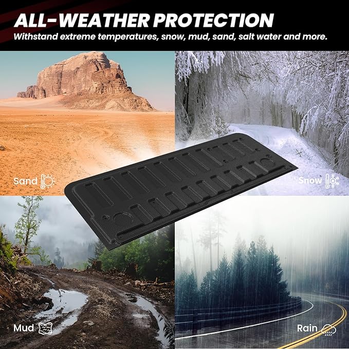 LASFIT Tailgate Mat 2025 2026 for Dodge Ram 1500 Power Tailgate (NOT for Standard Tailgate or Power Tailgate-Release), All Weather TPE Tailgate Protector Liner Replacement Accessories