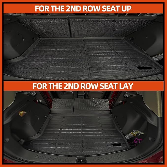 All Weather Floor Mats Fit for Buick Envista 2024 2025 2026 Floor Mats & Trunk Mat & Backrest Mat Replacement for Buick Envista Accessories Anti-Slip Floor Liner