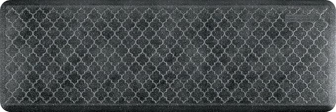 WellnessMats Trellis Collection Anti-Fatigue Floor Mat, Polyurethane – Ergonomic Support Pad for Home, Kitchen, Garage, Office Standing Desk – Water Resistant - Made in USA