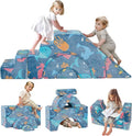 MeMoreCool Foam Climbing Toddler Couch – Modular Sofa with Slide & Stairs | Convertible Playroom Couch | Crawling & Climbing Soft Furniture | Washable Cover | Gift for Kids