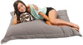 Majestic Home Goods Wales Floor Pillow, Gray
