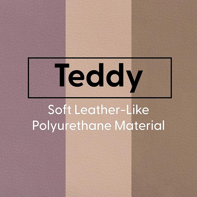 FDP SoftScape 12 inch Square Toddler Floor Cushions with Handles; Flexible Seating for Daycare, Preschool, Playroom; 1.5 inch Deluxe Foam (4-Piece) - Teddy