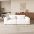 JACH 86.62" Modular Sectional Couch, Huge Plus Love Seat Sofa, Modern Comfy Cloud Couches, Sofa Furniture for Living Room, Office, Apartment, Beige
