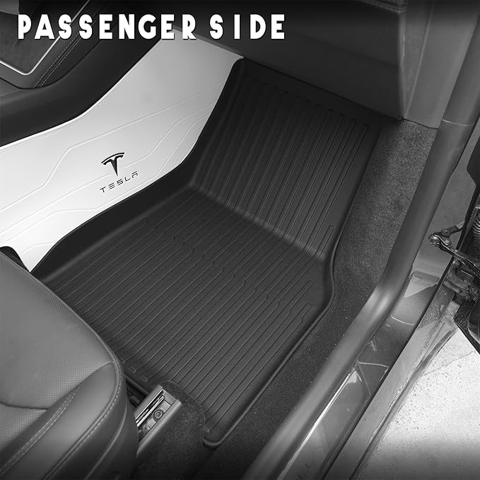 KARPAL Floor Mats Fit for Tesla Model Y Juniper 2025 2026 5-Seat (Not Fit 7 Seats), TPE All Weather Floor Mats & Trunk Mats Backrest Mat 9-PCS for Model Y Juniper Accessories