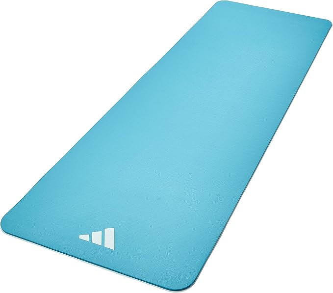 adidas Yoga Mat - Eco Friendly - Non Slip, Durable Textured Surface, 8mm