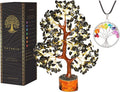 YATSKIA Black Tourmaline Crystal Tree of Life - Money Tree - Birthday Gifts for Women - Chakra Crystals and Stones - Positive Energy Gifts