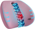Skechers Lumbar Support Pillow for Office Chair,Memory Foam Lumbar Pillow,Lower Back Pain Relief Lumbar Pillow,Ergonomic Design Back Support Pillow for Office Chair,Car,Home,Travel,Purple