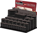Yelanon Felt Furniture Pads for Hardwood Floors -261 Pcs Premium Floor Protectors for Furniture, Felt Pads for Chair Legs, Brown