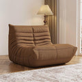 Bean Bag Chair, Fireside Chair, Large Bean Bag Chair for Adults, Bean Bag Chairs for Teens with High-Resilience Foam, Non-Slip Base Floor Lounge Sofa,Living Room (Brown, Single)