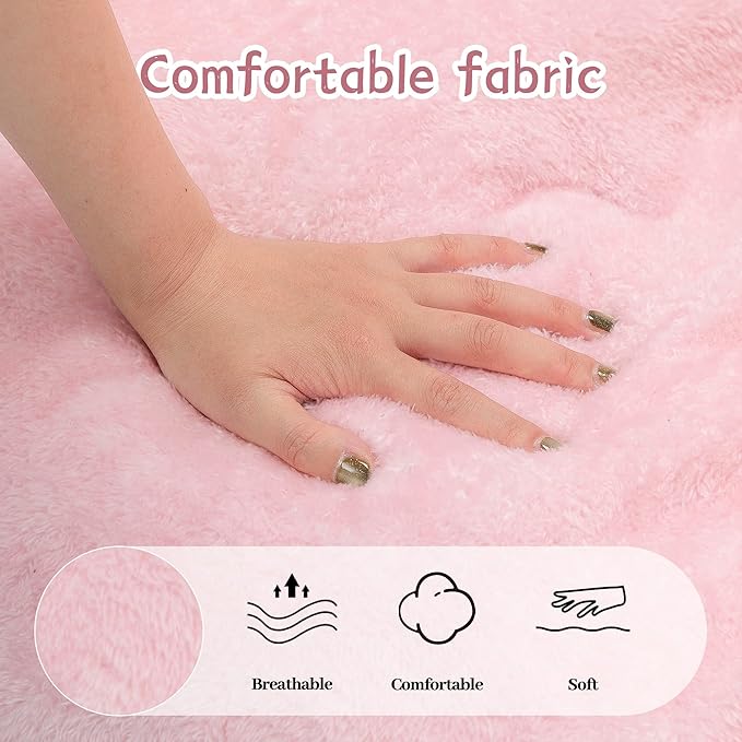 Bean Bag Chair for Adults and Kids, Small Comfy Beanbag Lounge Floor Sofa Reading Chair with Armrests, Mini Cloud Sofa for Living Room, Bedroom and Game Rooms, Plush Chair with Memory Foam