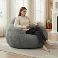 Custom 5FT Bean Bag Chairs for Adults/Teens, Large Bean Bag Chairs with High-Density Foam Fill, Ergonomic Beanbag Sofa with Back Support for Bedroom, Living Room, Dorm, Office & Lounge (Custom Colors)