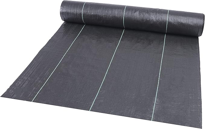 EXTRAEASY Weed Barrier Fabric 3.2oz Heavy Duty - 3ft x 300ft Landscape Fabric | Easy Install & Rugged Plastic Ground Cover Weed Barrier with UV Protection for Gardens, Landscaping Fabric