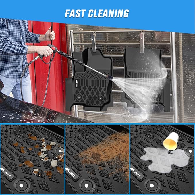 Nilight TPE Floor Mats for Toyota 4Runner 7 Seats Only 2025 2026 All Weather Custom Fit Heavy Duty Floor Liners