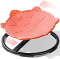 Oranmew Turtle Spinning Chair for Autistic Kids – Sensory Spinning Toy, Spin Chair for Kids Autism, Sensory Swivel Seat for Balance, Coordination, Focus & ADHD Support, Autism Sensory Products (Red)