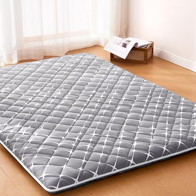 jzbearapt Premium Foam Japanese Floor Mattress Futon Mattress,100% High Density Comfortable Foam, Thicken Tatami Mat Sleeping Pad, Ideal for Comfort and Support, Twin (80" X 39")