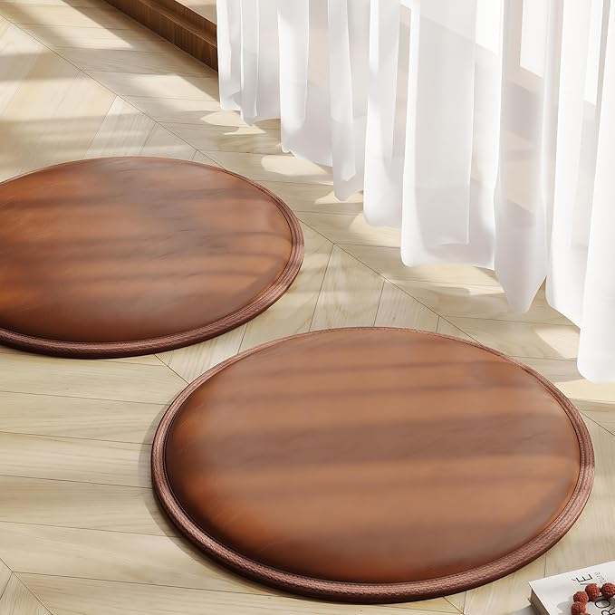 Meditation Cushion & Mat Set, Zafu Floor Pillow, Ergonomic Meditation Pillow Seat & Yoga Bolster Knee Pad, Meditation Accessories Gifts, Zabuton Prayer Pad