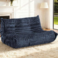 HABUTWAY Bean Bag Chair, Giant Bean Bag Chairs for Adults, 3 Seater Fireside Chair, Lazy Large Floor Bean Bag Sofa for Living Room, Bedroom, Dorm, Office (Navy Blue)