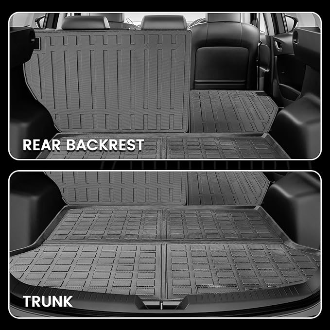 Compatible for 2017-2025 Mazda CX-5 Floor Mats Full Set CX5 Floor Mats & Seat Back Cover & Cargo Liner for 2017-2025 CX5 Accessories