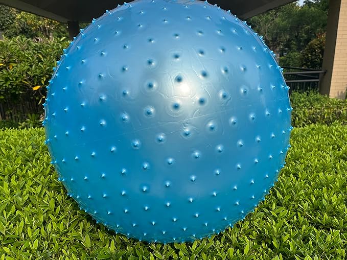 penepico Large Sensory Massage Ball for Kids, 33.5" 85CM Bouncy Exercise Balls for Toddlers, Big Inflatable Toys with Tactile Spikes, Outdoor Giant Yoga Ball, Large Beach Balls