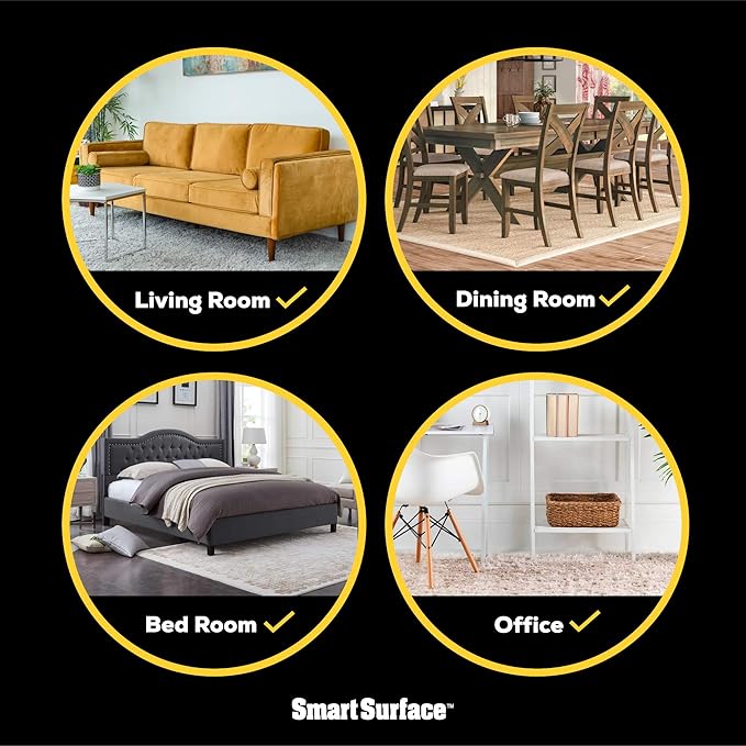 Furniture Sliders for Carpet - 16 Pack - 3.5" Round | 8295 Coasters for Heavy Furniture - Protect Your Carpeted Floors
