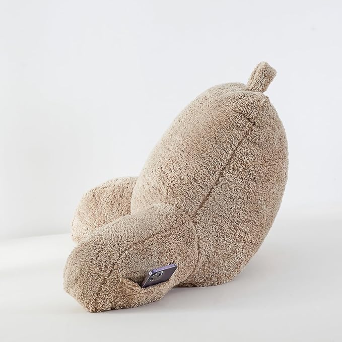 StarAneer Reading Pillow for Sitting in Bed, Back Pillow Reading Pillow with Arms & Back Support, Dorm Room Essential for Girls and Boys Bed Chair Pillow